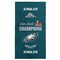NFL Philadelphia Eagles 2025 Super Bowl LIX Gumbo Beach Towel 30X60 Inches